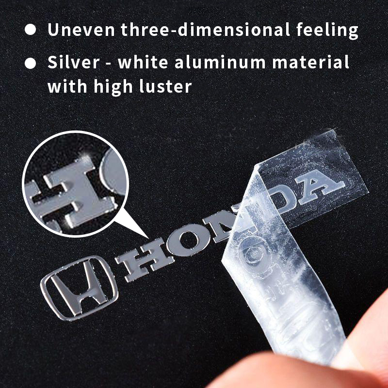 1ชิ้น4.5เซนติเมตร3ง โลโก้รถสติกเกอร์โลหะภายในรถพวงมาลัยควบคุมกลางแดชบอร์ดรถรูปลอกพรีเมี่ยมส่วนบุคคลโลหะสติกเกอร์รถ - รูปที่ 2