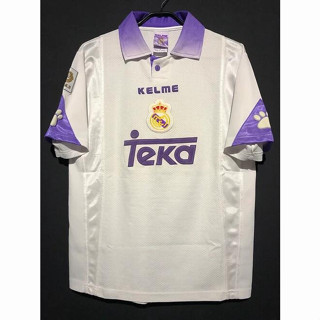 เสื้อกีฬาแขนสั้น ลายทีมฟุตบอล Real Madrid 1997/1998 ชุดเหย้า สไตล์เรโทร