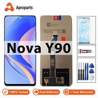 อะไหล่หน้าจอสัมผัส LCD แบบเปลี่ยน สําหรับ HUAWEI NOVA Y90 CTR-LX2 CTR-LX1