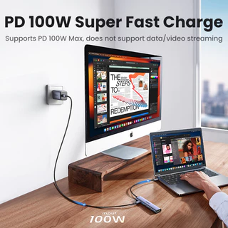 Ugreen อะแดปเตอร์ฮับ USB-C เป็น USB 3.0 HDMI 4K 30Hz PD100W 5Gpbs สําหรับ MacBook Air Dell XPS13 IPAD Pro 2020 Samsung S21 S20