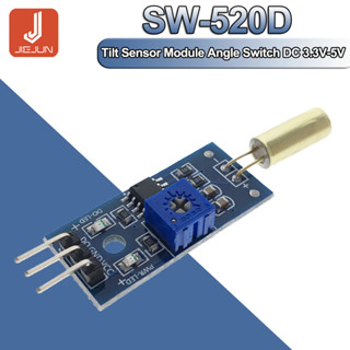 โมดูลสวิตช์เซนเซอร์ SW-520D ระบบสั่นสะเทือน สําหรับหุ่นยนต์อัจฉริยะ Arduino Diy