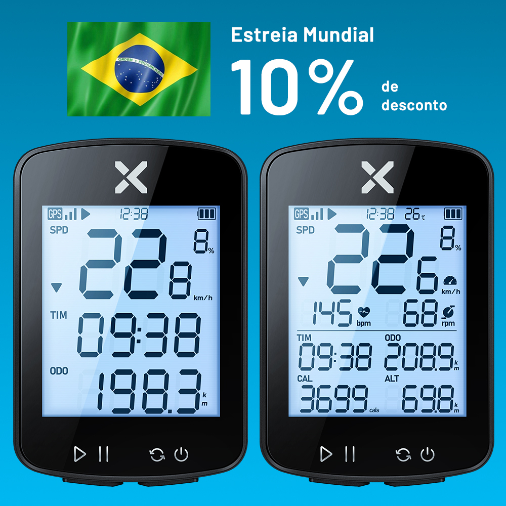 ใหม่ XOSS G+ G2 G2 Plus เครื่องวัดความเร็ว GPS ไร้สาย G2nd ANT+ เซนเซอร์วัดอัตราการเต้นของหัวใจ อุปก