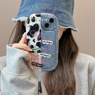 เคสโทรศัพท์มือถือแบบนิ่ม กันกระแทก ลายนม เดนิม สําหรับ Redmi 9 9T 9A 9C 10A Redmi Note 8 Note 8 Pro Redmi Note 9 Note 9 Pro Note 9 Pro Max Redmi 10 4G Redmi 10C