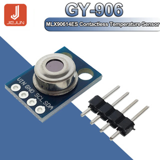 ใหม่ โมดูลเซนเซอร์อุณหภูมิ GY-906 MLX90614ESF MLX90614 สําหรับ Arduino IIC อินเตอร์เฟซ IR