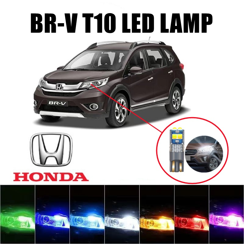 หลอดไฟหน้ารถยนต์ LED T10LED Honda BRV T10 W5W BRV Mentol Lampu Depan Kecil Bonnet Tepi Pintu 1 ชิ้น