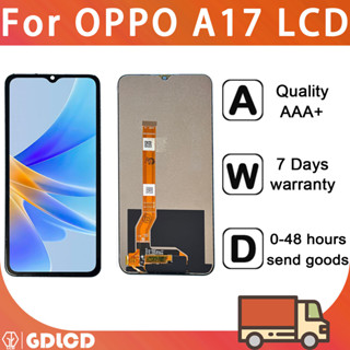 อะไหล่หน้าจอสัมผัสดิจิทัล Lcd แบบเปลี่ยน สําหรับ Oppo A17