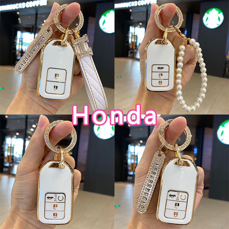 ฮอนด้า จุญแจ ของแต่ง case กุญแจ honda civic 2022 2023 พวงกุญแจรถยนต์ honda city hatchback ehev เคสกุ