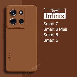 เคสโทรศัพท์มือถือ ซิลิโคนนิ่ม ป้องกันกระแทก แบบเป็นทางการ สําหรับ Infinix Smart 7 6 Plus 5 3 64 2 32