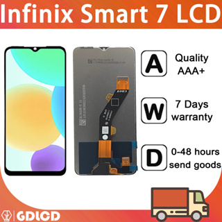 Infinix Smart 7 X6515 จอแสดงผล LCD หน้าจอสัมผัส Digitizer แบบเปลี่ยน