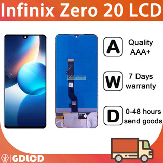 หน้าจอสัมผัส LCD แบบเปลี่ยน สําหรับ Infinix Zero 20 X6821