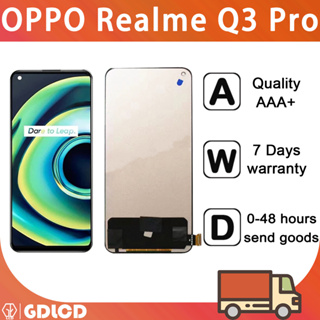 อะไหล่หน้าจอสัมผัสดิจิทัล LCD แบบเปลี่ยน สําหรับ Oppo Realme Q3 Pro 5G