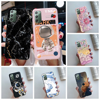 เคสโทรศัพท์มือถือ ซิลิโคนนิ่ม ลายนักบินอวกาศน่ารัก สําหรับ Samsung Galaxy Note 20 Note20 Ultra 5G