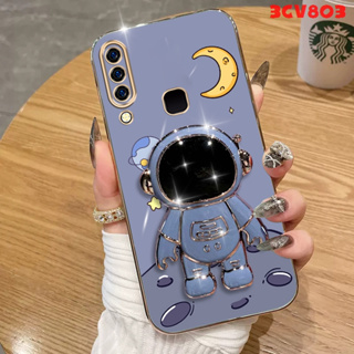 เคส huawei y6p 2020 เคสโทรศัพท์มือถือ ซิลิโคนนิ่ม กันกระแทก พร้อมที่ตั้งวาง สําหรับ huawei y6p 2020 DDYZJ04 น่ารัก ลายการ์ตูน กันกระแทก