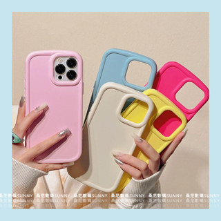 เคสโทรศัพท์มือถือ ซิลิโคน หนา กันกระแทก สีมาการอง สําหรับ iphone 15 14 13 11 12 pro max XR