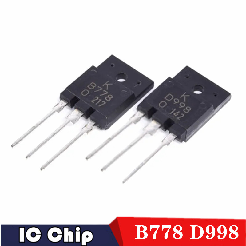 10 ชิ้น 2SB778 2SD998 B778 D998 KB778 KD998 120V 10A TO-3P อะคูสติกหลอด