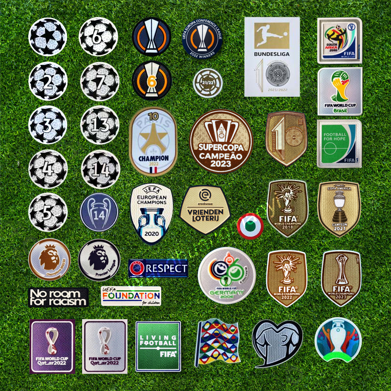 ฟุตบอลแพทช์ฟุตบอล flocking badge English Premier League La Liga Serie A League