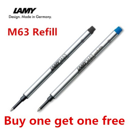 Lamy M63 Ink Refill สําหรับปากกา Rollerball พร้อมฝาปิด - ดํา น้ําเงิน