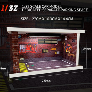 โมเดลรถยนต์จําลอง มีไฟ LED สเกล 1/32 ของเล่น ของขวัญ สําหรับสะสม