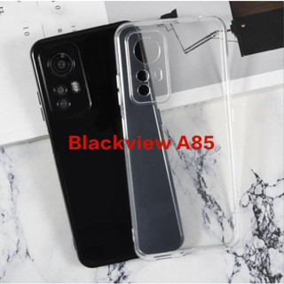 เคสโทรศัพท์ซิลิโคน TPU แบบนิ่ม สีใส สําหรับ Blackview A85