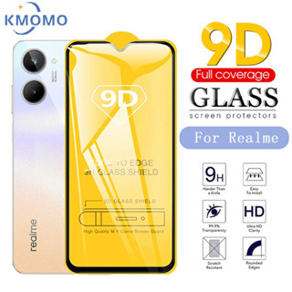 ฟิล์มกระจกกระจกนิรภัยกันรอยหน้าจอ 9D Realme 10 Pro 9 + Plus 4G 9i 8 5G 8i 7 7i 6 6i 5 5i 5s C55 C53 C35 C33 C30 C30s C25 C25s C25y C21y C12 C11 2021 อย่างดี