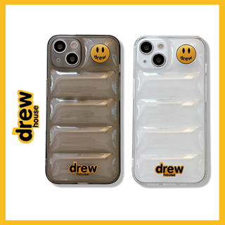 เคสโทรศัพท์มือถือแบบนิ่ม ใส ลายการ์ตูนโลโก้ drew house น่ารัก สําหรับ iPhone14 14pro 14promax iPhone13 13pro 13promax iPhone12 12pro 12promax iPhone11 11promax