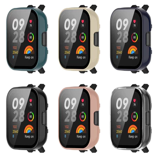 ตัวป้องกันหน้าจอ PC เคสป้องกันฟิล์มคลุมทั้งหมดสําหรับ Redmi Watch 5 Active 4 3 2 Lite / Poco Watch / Redmi Watch 6