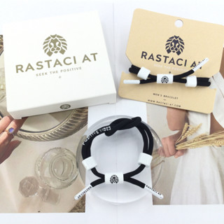 RASTAClAT สร้อยข้อมือเชือกปมถนนสีดําพร้อมสร้อยข้อมือกล่องพรีเมี่ยมสําหรับผู้ชายและผู้หญิงของขวัญแฟชั่น