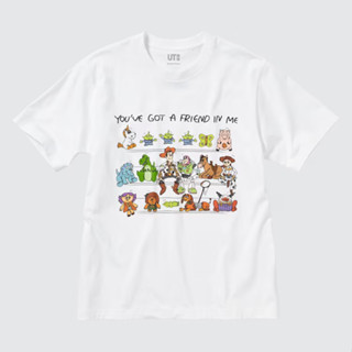 Uniqlo เสื้อยืดแขนสั้น พิมพ์ลาย Pixar Art สําหรับผู้ชาย และผู้หญิง 457983