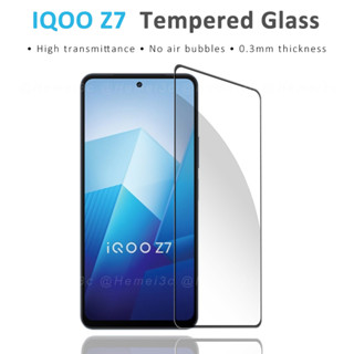 สําหรับ Vivo IQOO Z7 Z7x 5G HD / ใส เต็ม / ไม่เต็มรูปแบบ ฟิล์มกระจกนิรภัย ป้องกันหน้าจอ