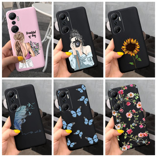 เคสโทรศัพท์มือถือซิลิโคน TPU แบบนิ่ม ลายดอกทานตะวัน สําหรับ Infinix Hot 20 20i 4G 2022 Hot20 Hot20i X665C X665E X6826B X6826C