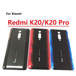 ใหม่ เคสแบตเตอรี่ ด้านหลัง แบบกระจก พร้อมโลโก้ และกาว แบบเปลี่ยน สําหรับ Xiaomi Redmi K20 K20 Pro