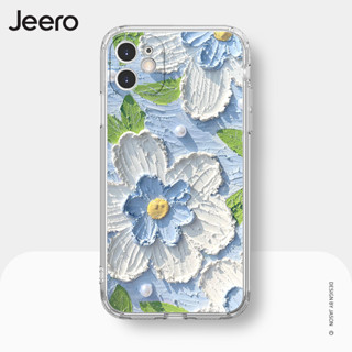 Jeero เคสไอโฟน เคสซิลิโคนนุ่มกันกระแทกใสน่ารักตลก เคสโทรศัพท์ Compatible for iPhone 14 13 12 11 Pro Max SE 2020 X XR XS 8 7 Plus พลัส HFE2175