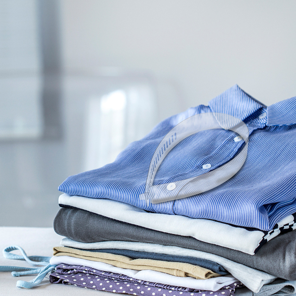 50 ชิ้น Tie Clear Collar เสื้อแถบพลาสติกปรับ 47.00X3.50X.10 ซม.สีขาว Pvc ผู้หญิง - รูปที่ 4