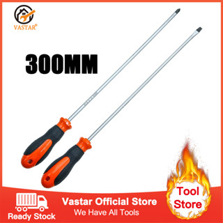 Vastar ไขควง ไขควงกันไฟ หุ้มฉนวน ปากแฉก ปากแบน 300mm.