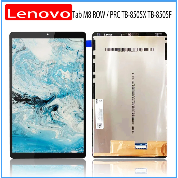 ใหม่ 8.0 "นิ้ว LCD สําหรับ Lenovo Tab M8 HD PRC ROW TB-8505X TB-8505F TB-8505 จอแสดงผล LCD Touch Scr