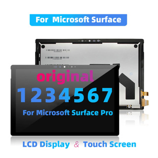 หน้าจอสัมผัส LCD 100% สําหรับ Microsoft Surface Pro 1 3 4 5 6 7 1866 1807 1796 1724 16311514