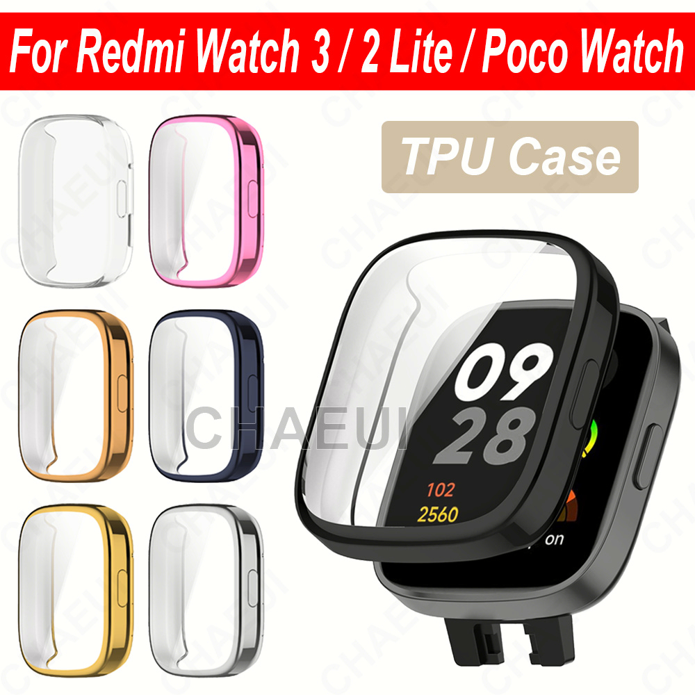เคสซิลิโคนป้องกัน TPU Cover Shell สําหรับ Redmi Watch 5 Active 4 3 2 Lite / Mi Watch Lite
