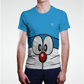 Thairun(ไทยรัน) เสื้อออกกำลังกาย เสื้อวิ่ง เสื้อกีฬา Doraemon Big Face