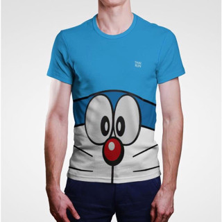 เสื้อออกกำลังกาย เสื้อวิ่ง เสื้อกีฬา Doraemon Big Face