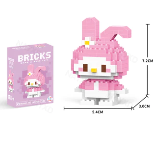ของเล่นบล็อกตัวต่อ รูปสัตว์น้อยน่ารัก 50 แบบ