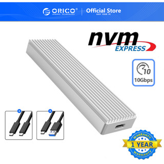 ORICO  เคสกล่องฮาร์ดไดรฟ์ M.2 NVME SSD สําหรับ Pcie M-Key SSD Disk USB-C 10 Gbps (M2PJ)