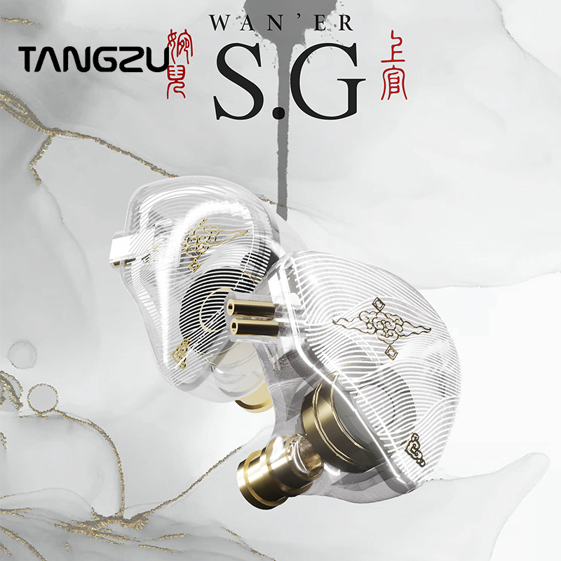 Tangzu Waner SG ไดรเวอร์ไดนามิกหูฟัง IEM N52 แม่เหล็ก 0.78 2pin 10 มม.