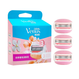 Gillette Venus Breeze ใบมีดโกนหนวด 3 ชิ้น / แพ็ค