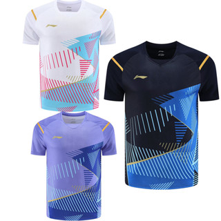 Yonex2023 ใหม่ เสื้อกีฬาแบดมินตัน ซับเหงื่อ สําหรับผู้ชาย และผู้หญิง