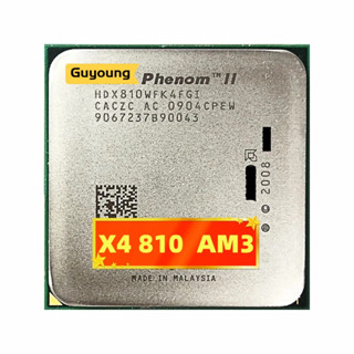 ซ็อกเก็ตโปรเซสเซอร์ CPU YZX Phenom II X4 810 X 810 2.6 GHz 95W Quad Core Quad-Thread HDX810WFK4FGI AM3