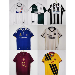 เสื้อกีฬาแขนสั้น ลายทีมชาติฟุตบอล Corinthians 05 06 ARS 100th 2012 Corinthians Home 08 09 CHE CFC Home 95 96 LFC Liv away 97 98 Juv ชุดเหย้า สไตล์เรโทร ไซซ์ S-2XL