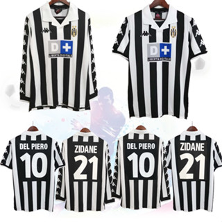 เสื้อกีฬาแขนสั้น ลายทีม Juven Jersey No. 99-00 Juventus เบอร์โทร สไตล์เรโทร 21 Zidana No. เสื้อกีฬาแขนสั้น ลายทีมฟุตบอล Piero 10 ชิ้น