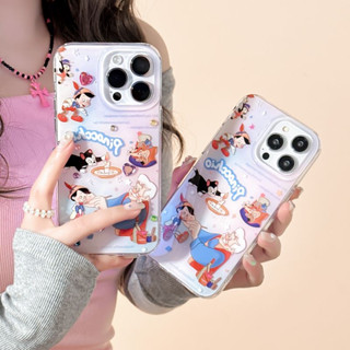 เคสโทรศัพท์มือถือ ซิลิโคนนุ่ม ลายการ์ตูน Fairy Tale Pinocchio สําหรับ iPhone 14Pro max 13Pro max 12Pro max 14Pro 13Pro 12Pro 11 12 13 14 case