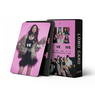 โปสการ์ดอัลบั้ม อัลบั้ม IVE The 1st Kpop 55 ชิ้น ต่อกล่อง