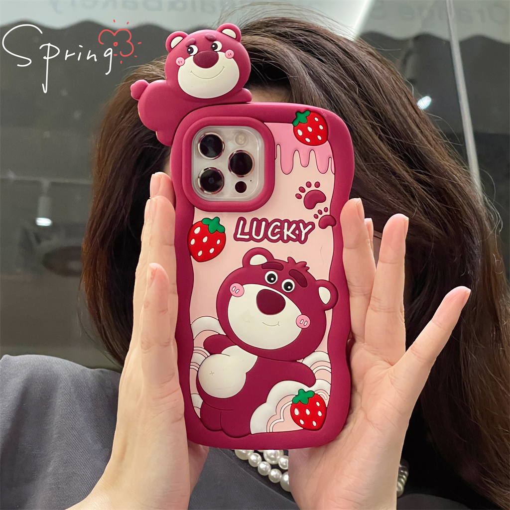 เคส iphone 16 Pro Max 15 Pro Max 14 Pro Max 13 Pro Max 12 Pro Max 3D เคสซิลิโคนสามมิติแบบนุ่ม
